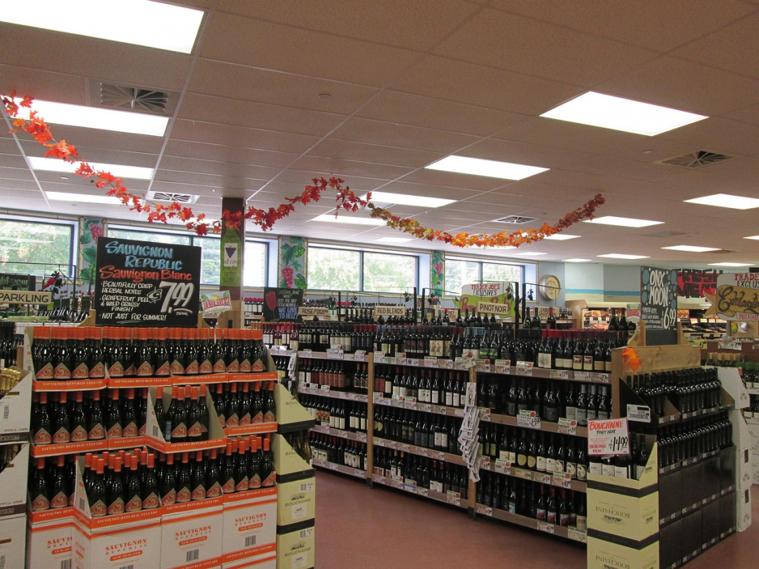 liquor store alcohol bottles